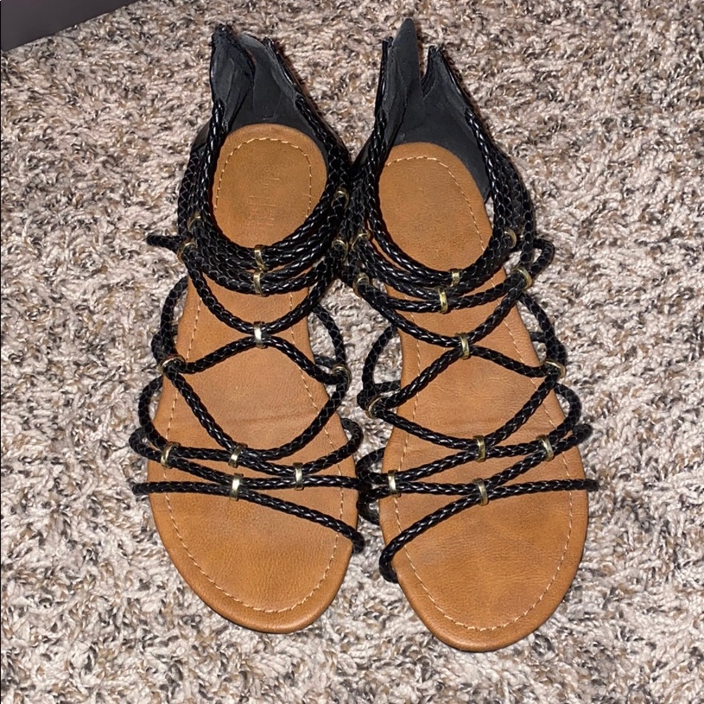 Black sandals
